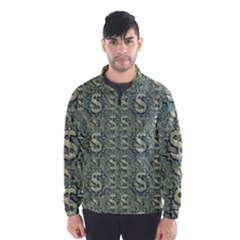 Money Symbol Ornament Wind Breaker (men)