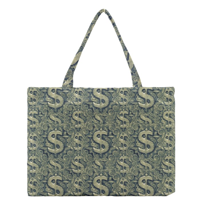 Money Symbol Ornament Medium Tote Bag