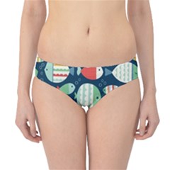 Cute Small Marine Fish Hipster Bikini Bottoms by Brittlevirginclothing