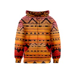 Warm Tribal Kids  Zipper Hoodie by Brittlevirginclothing