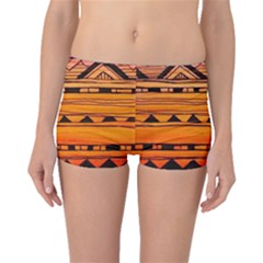 Warm Tribal Boyleg Bikini Bottoms by Brittlevirginclothing