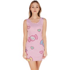 Cute Candy Sleeveless Bodycon Dress by Brittlevirginclothing