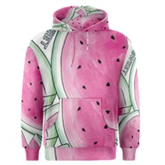 Cute Watermelon Men s Pullover Hoodie by Brittlevirginclothing