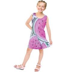 Cute Watermelon Kids  Tunic Dress by Brittlevirginclothing