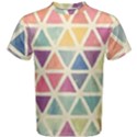 Colorful triangle Men s Cotton Tee View1