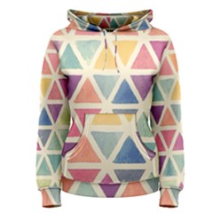 Colorful Triangle Women s Pullover Hoodie by Brittlevirginclothing