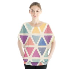 Colorful Triangle Blouse