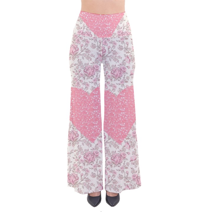 Cute pink heart Pants