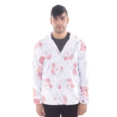 Lovely Flowers Hooded Wind Breaker (men) by Brittlevirginclothing