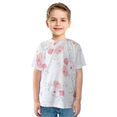 Lovely Flowers Kids  Sport Mesh Tee