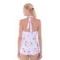 Lovely flowers Boyleg Halter Swimsuit  View2