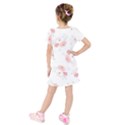 Lovely flowers Kids  Short Sleeve Velvet Dress View2