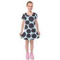 Cute oreo Kids  Short Sleeve Velvet Dress View1