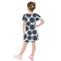 Cute oreo Kids  Short Sleeve Velvet Dress View2