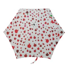 Beetle Animals Red Green Fly Mini Folding Umbrellas by Amaryn4rt