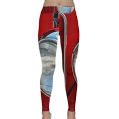 Antique Car Auto Roadster Old Classic Yoga Leggings by Amaryn4rt