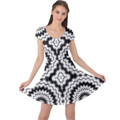 Pattern Tile Seamless Design Cap Sleeve Dresses by Amaryn4rt