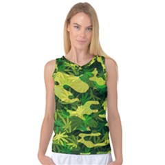 Marijuana Camouflage Cannabis Drug Women s Basketball Tank Top by Amaryn4rt