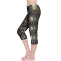 Fractal Math Geometry Backdrop Capri Leggings  View3