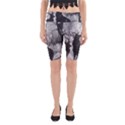 Stag Deer Forest Winter Christmas Yoga Cropped Leggings View1