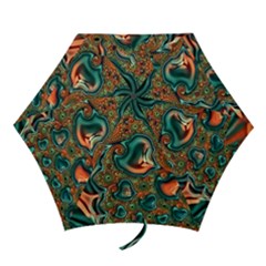 Painted Fractal Mini Folding Umbrellas by Fractalworld