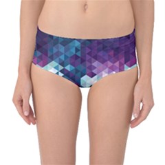 Geo Thunderstorm Mid-waist Bikini Bottoms