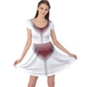 Wine Glass Steve Socha Cap Sleeve Dresses View1