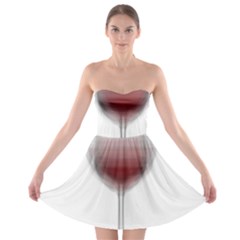 Wine Glass Steve Socha Strapless Bra Top Dress by WineGlassOverlay