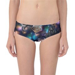 Galaxy Cats Classic Bikini Bottoms by electrogiraffe