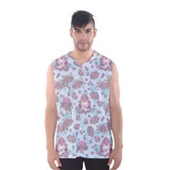 Space Roses Men s Basketball Tank Top