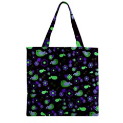 Spring Night Zipper Grocery Tote Bag by Valentinaart