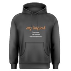 Grey The Cutest Girlfriend  Men s Pullover Hoodie