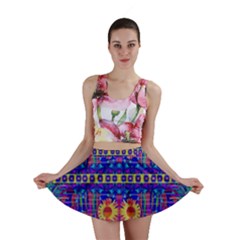 Festive Decorative Moonshine Mini Skirt by pepitasart