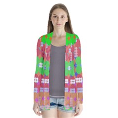 Abstract Polka Dot Pattern Cardigans by Nexatart