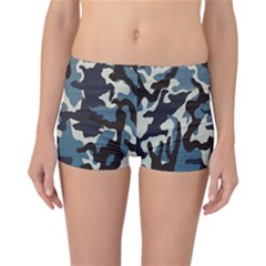 Blue Water Camouflage Reversible Bikini Bottoms by Nexatart