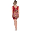 Colorful Christmas Tree Sleeveless Bodycon Dress View4