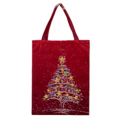 Colorful Christmas Tree Classic Tote Bag by Nexatart