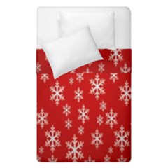 Christmas Snow Flake Pattern Duvet Cover Double Side (single Size) by Nexatart