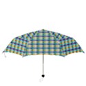 Pattern Grid Squares Texture Folding Umbrellas View3