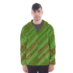 Stripes Course Texture Background Hooded Wind Breaker (men) by Nexatart