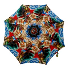 Thailand Bangkok Temple Roof Asia Hook Handle Umbrellas (large) by Nexatart