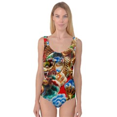 Thailand Bangkok Temple Roof Asia Princess Tank Leotard  by Nexatart