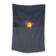 Sunset Ocean Azores Portugal Sol Small Tapestry by Nexatart