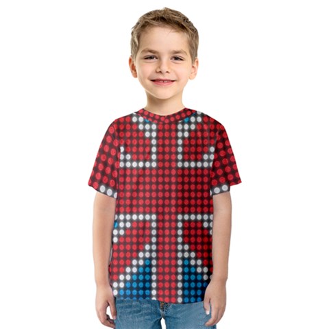 The Flag Of The Kingdom Of Great Britain Kids  Sport Mesh Tee by Nexatart