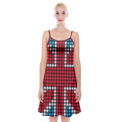 The Flag Of The Kingdom Of Great Britain Spaghetti Strap Velvet Dress by Nexatart