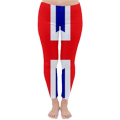 Union Jack Flag Classic Winter Leggings by Nexatart