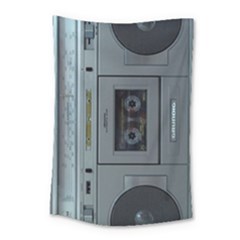 Vintage Tape Recorder Small Tapestry