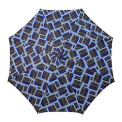 Abstract Pattern Seamless Artwork Golf Umbrellas by Nexatart