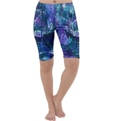 Abstract Ship Water Scape Ocean Cropped Leggings  by Nexatart