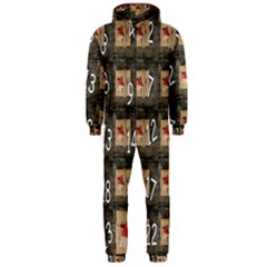 Advent Calendar Door Advent Pay Hooded Jumpsuit (men)  by Nexatart